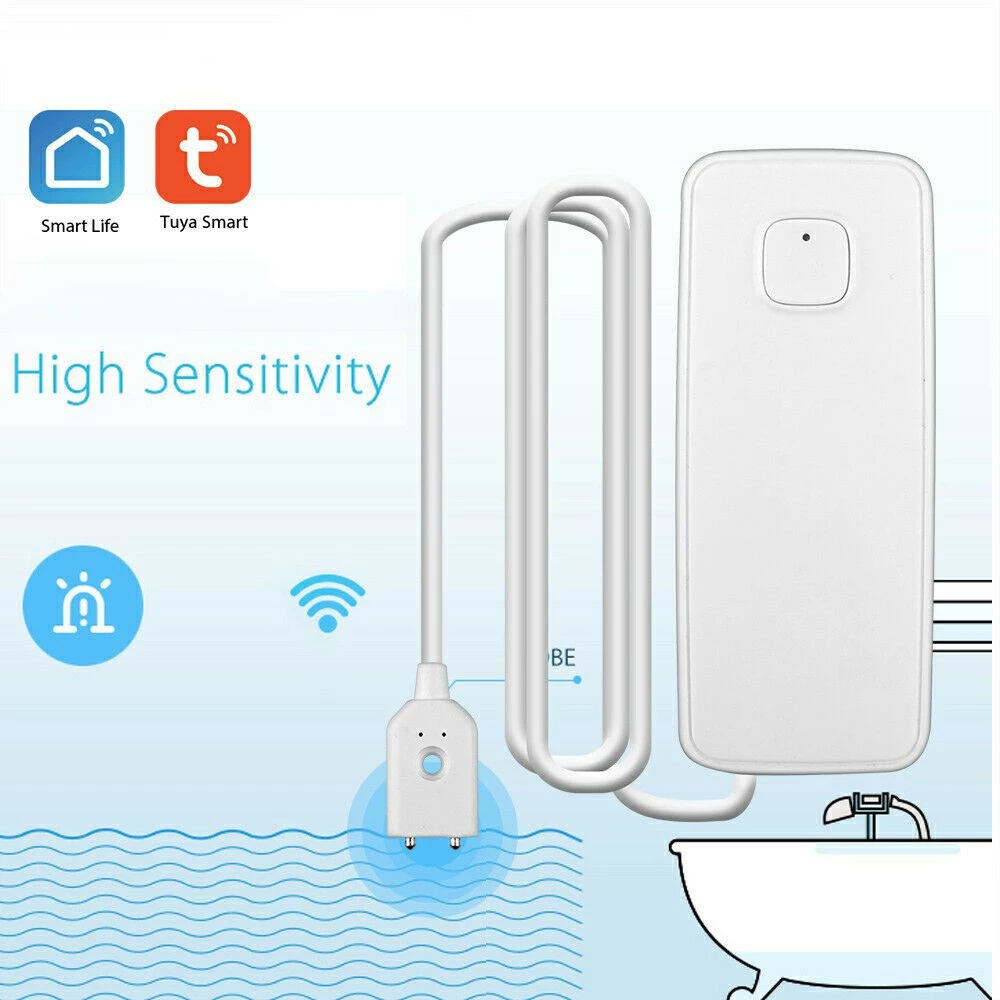 Wifi Water Leak Detector - Water Alarm Sensor WiFi Water Leak