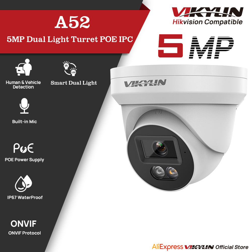 Smart Home Microsoft - VIKYLIN 5MP IP Security Camera with