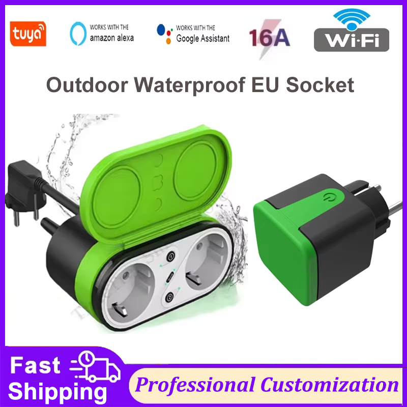 Smart Home Networking - Tuya EU 16A Wifi Smart Outdoor