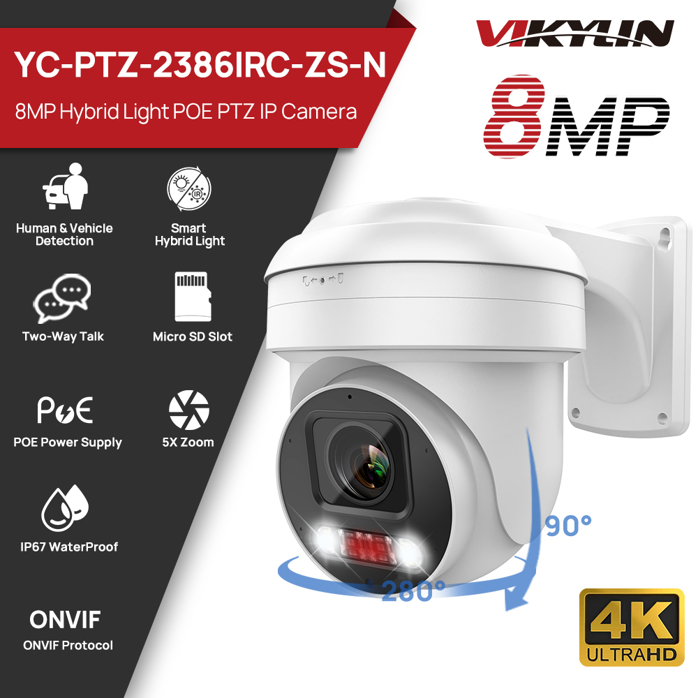 Smart Home Microsoft - Vikylin PTZ 5X Optical Zoom 8MP