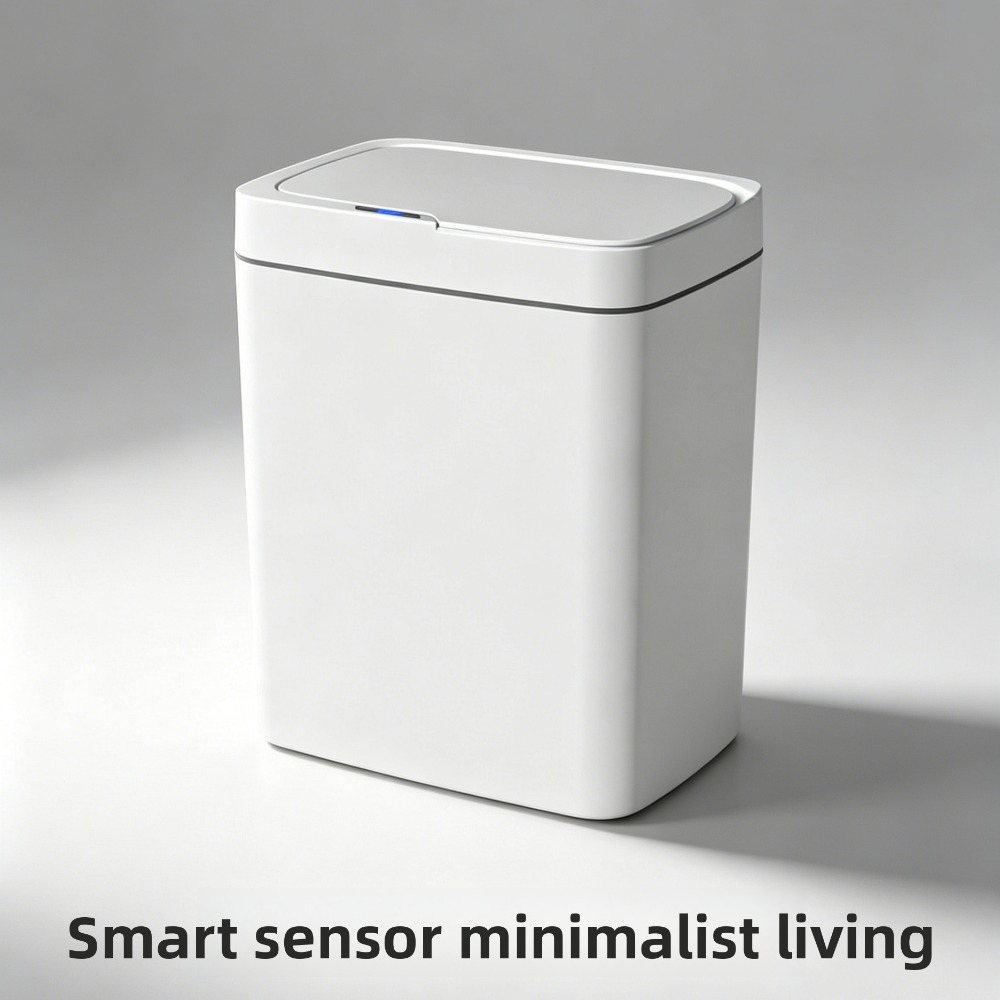 Smart Home Junkie - White Touchless 15L Smart Sensor Trash
