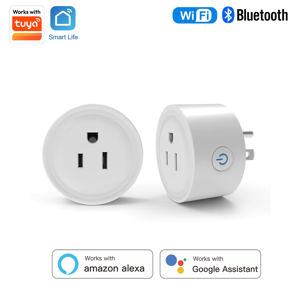 Smart Home Networking - Tuya US-Spec 10A Smart round Plug