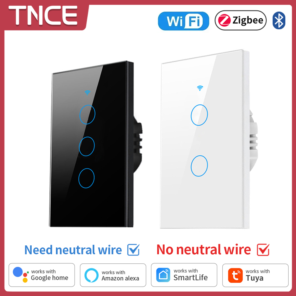Smart Home Networking - TNCE Tuya WiFi/Zigbee Smart Light Switch,