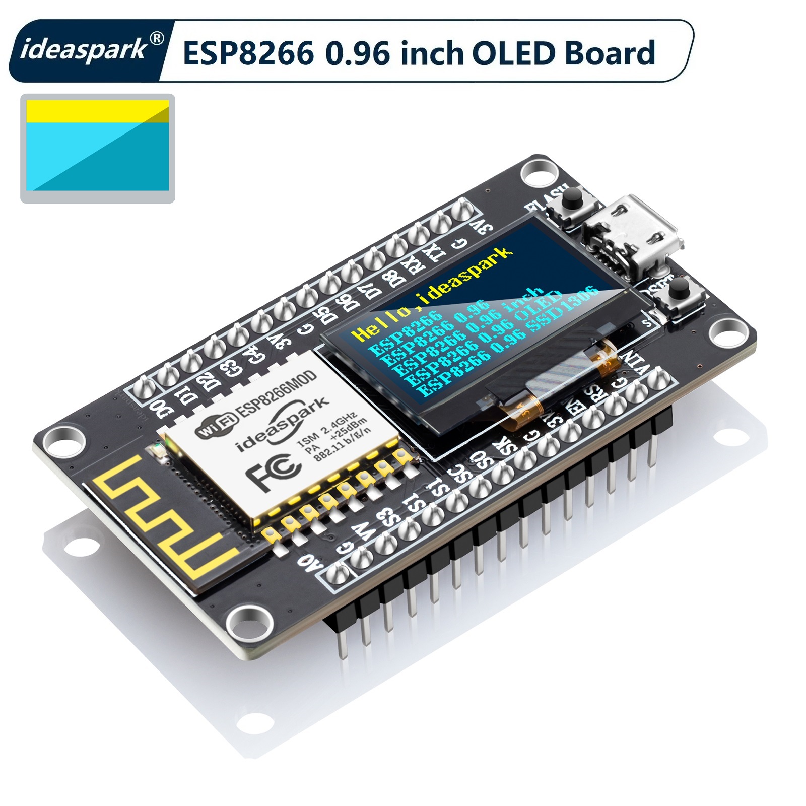 Smart Home Kit For Arduino - NodeMCU ESP8266 Development Board with 0.96‘’