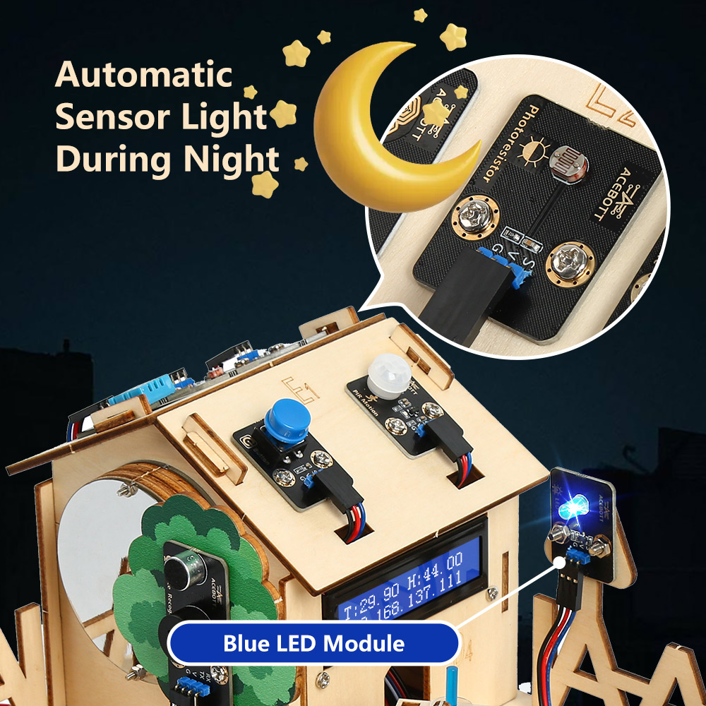 ACEBOTT Smart Home STEM STEAM  - Smart Home Kit For Arduino recension och pris