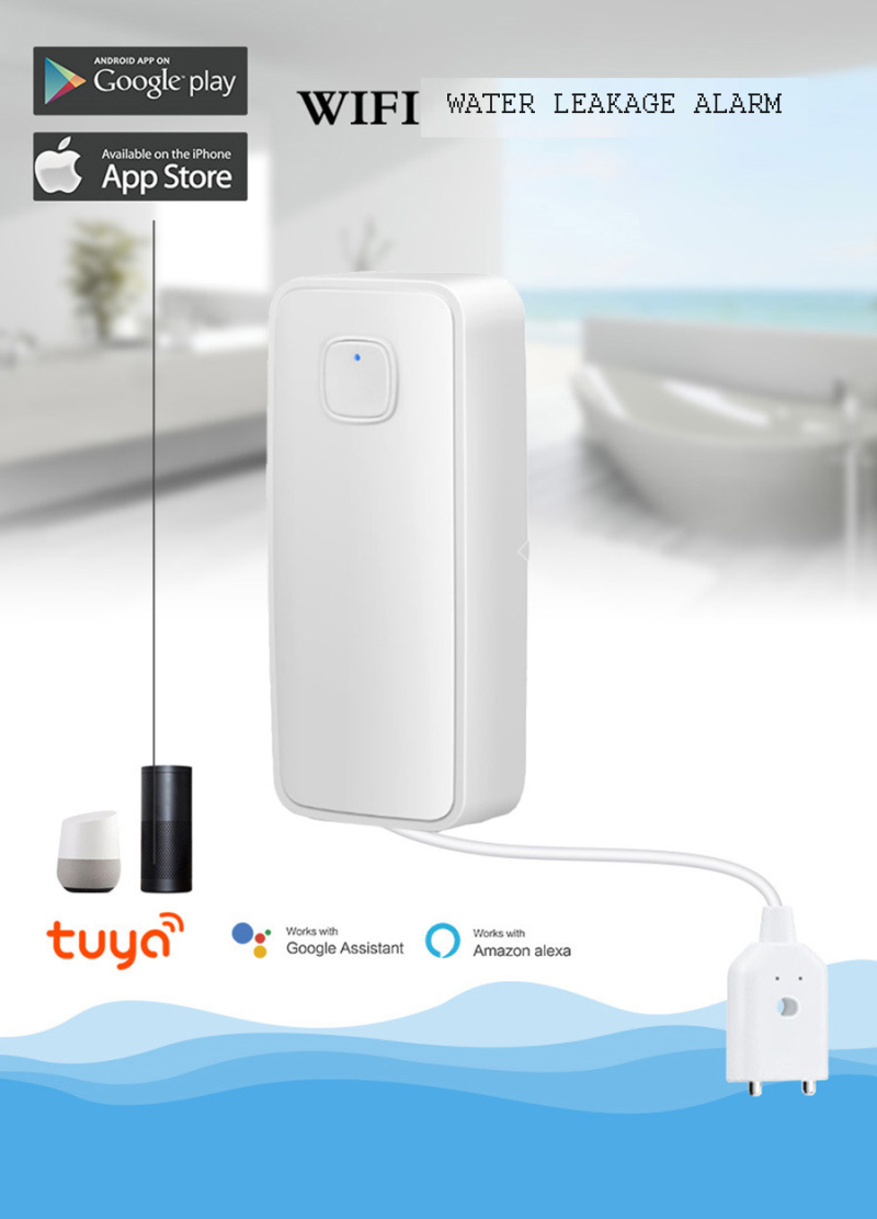 Water Alarm Sensor WiFi Water  - Wifi Water Leak Detector recension och pris