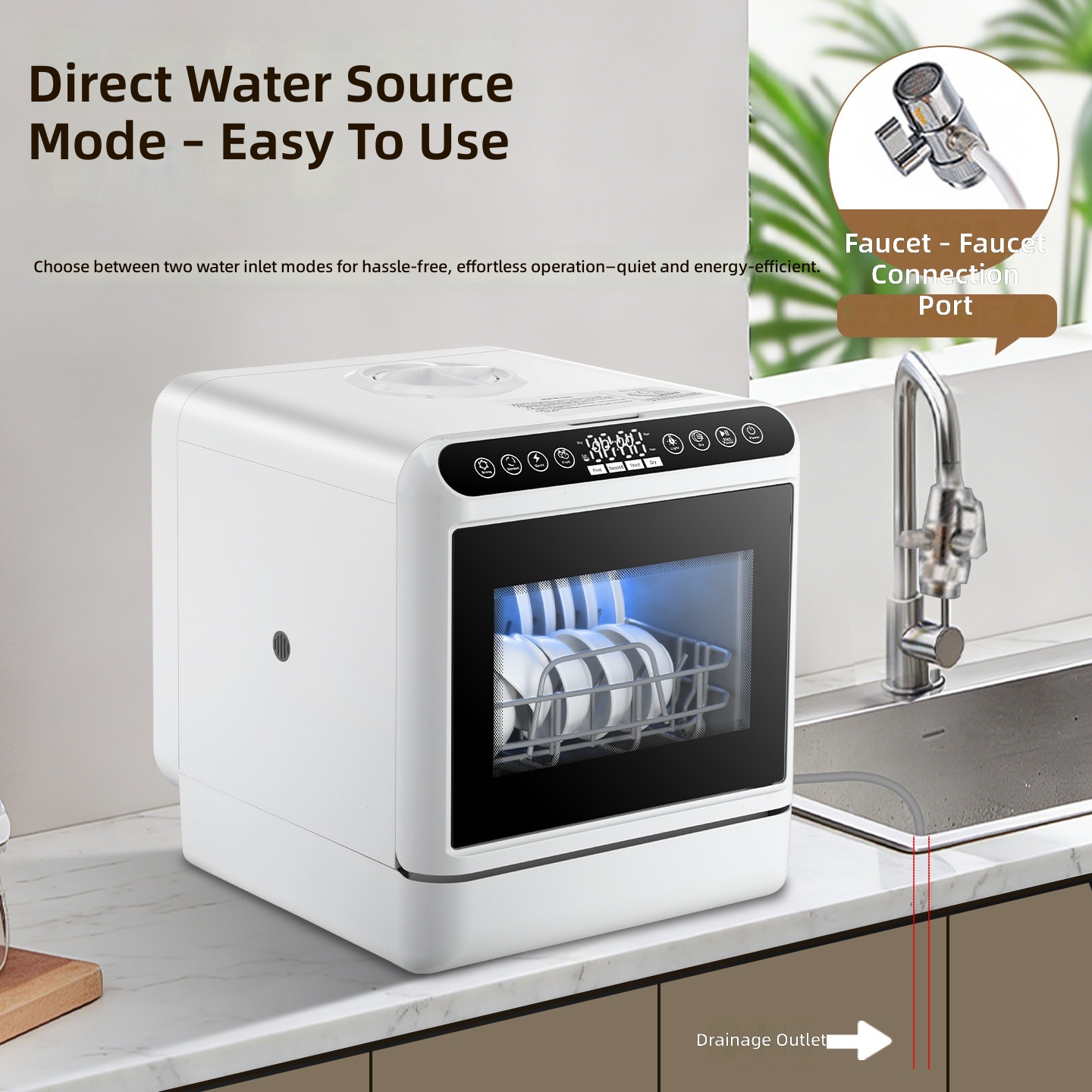 Dishwasher, 220V UK Plug, Larg - Smart Home Ac recension och pris