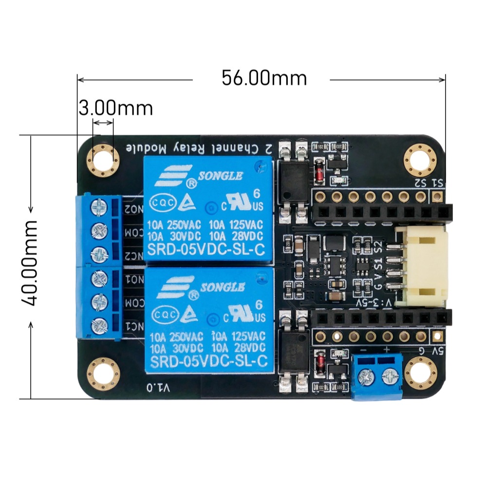 2CH Relay Module Input5V Activ - Smart Home Kit For Arduino recension och pris