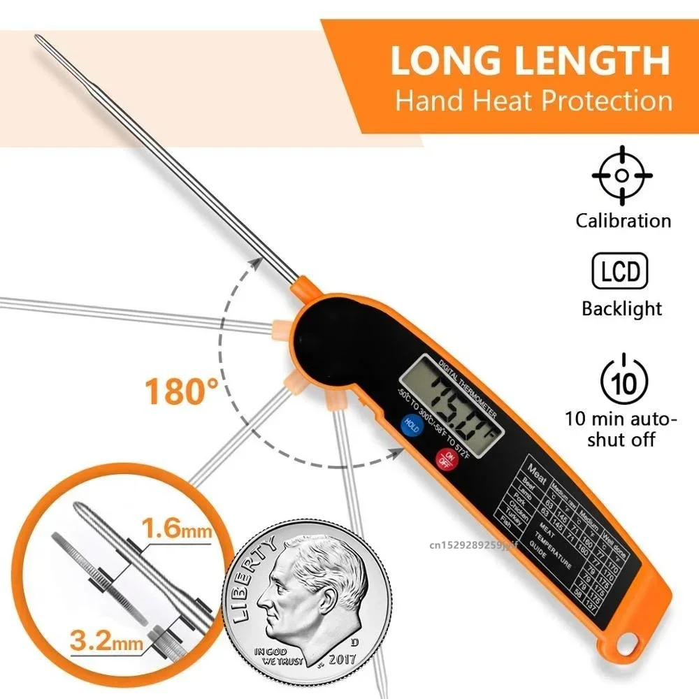 Digital Kitchen Food Thermomet - Smart Home Utensils recension och pris