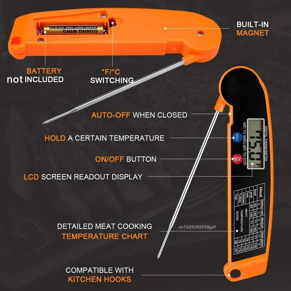 Digital Kitchen Food Thermomet - Smart Home Utensils recension och pris