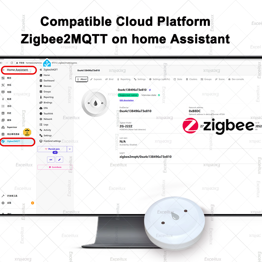 Zigbee Water Detector Leakage  - Wifi Water Leak Detector recension och pris