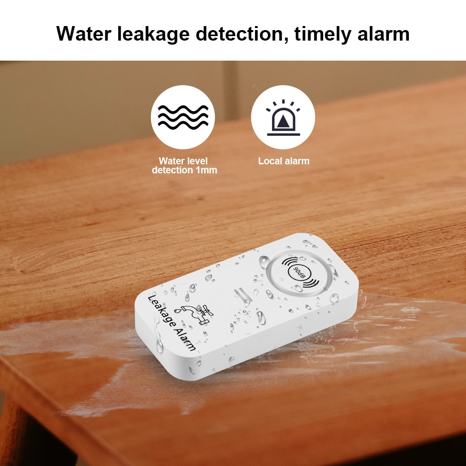 KERUI Wireless Water Sensor 90 - Wifi Water Leak Detector recension och pris