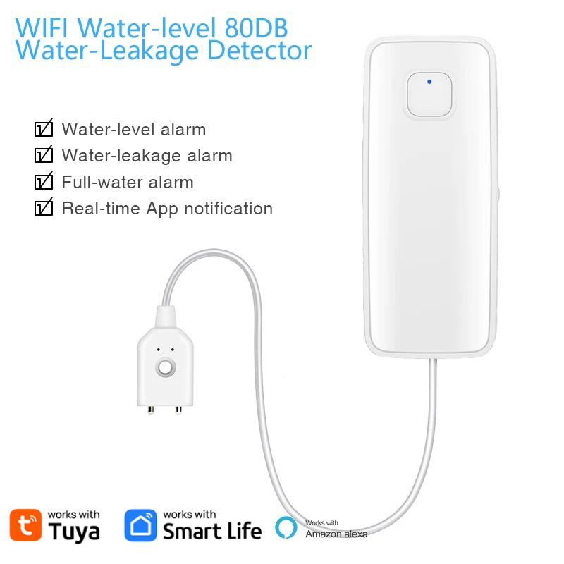 Tuya WiFi Smart Water Leak Sen - Wifi Water Leak Detector recension och pris