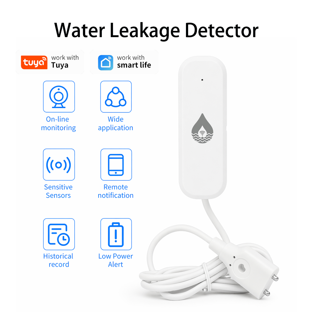 YFK WiFi/Zigbee Water Leakage  - Wifi Water Leak Detector recension och pris