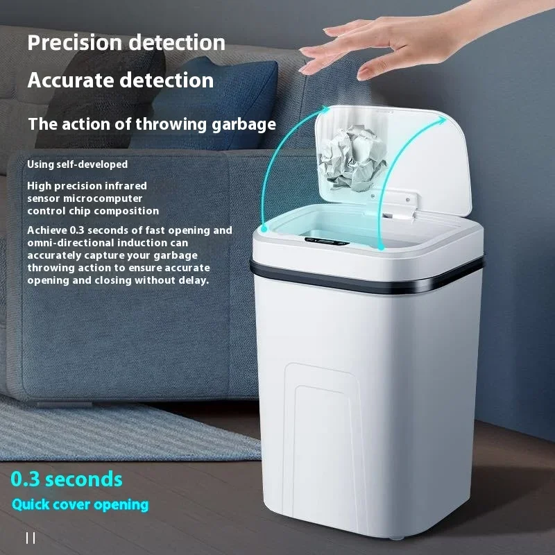 15L Smart Trash Can Automatic  - Smart Home Junkie recension och pris