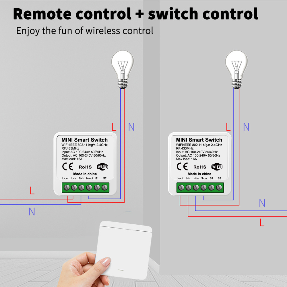 Tuya WiFi Smart Light Switch S - Smart Home Networking recension och pris