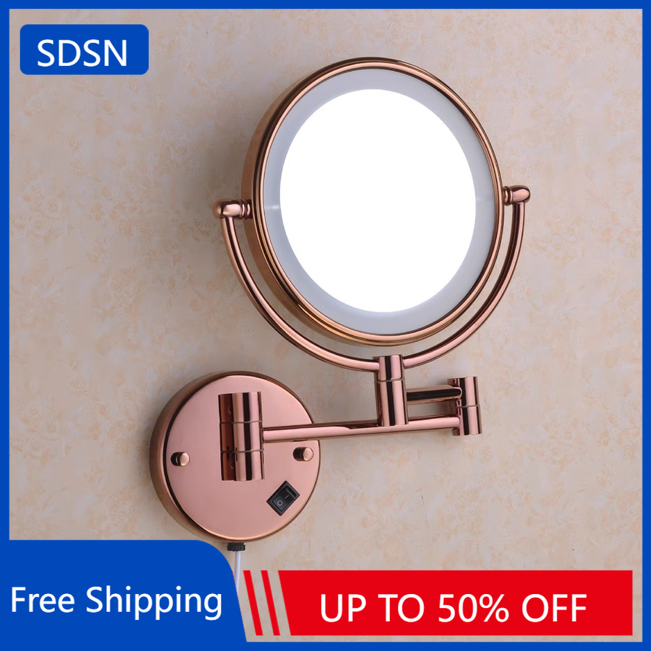 Rose Gold Led Folding Bathroom - Smart Home Retrofit recension och pris