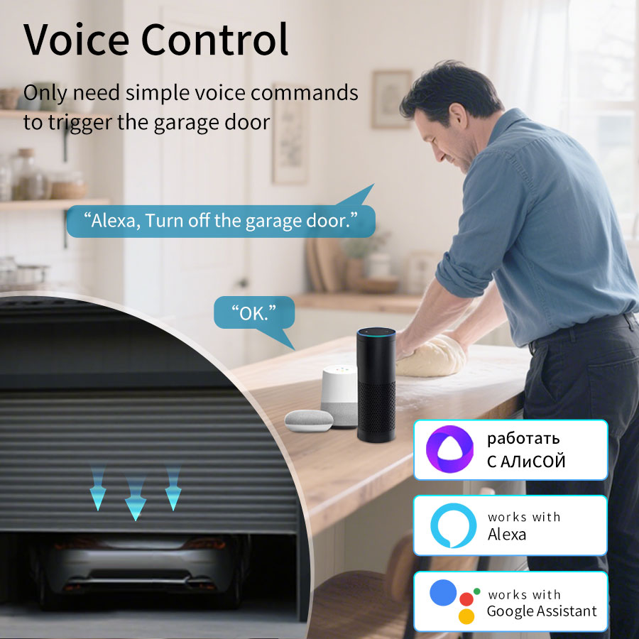 Tuya Smart WiFi or Zigbee Gara - Smart Home Networking recension och pris