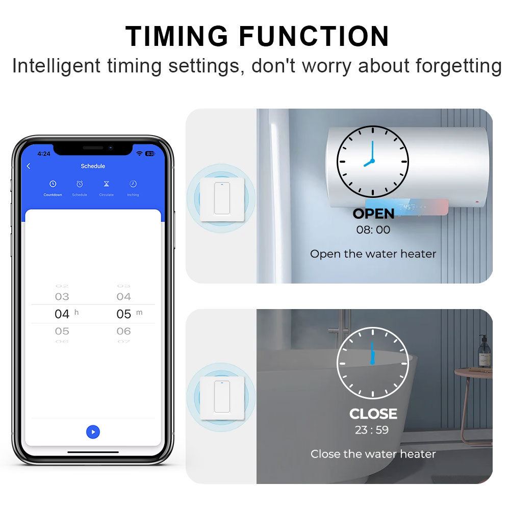 Smart Water Heater Switch/WiFi - Smart Home Networking recension och pris