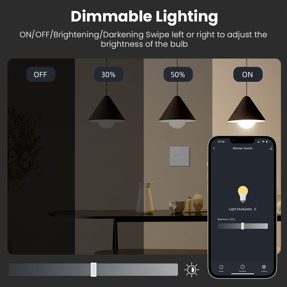 AVATTO WiFi 1/2 Gang Smart Dim - Smart Home Networking recension och pris
