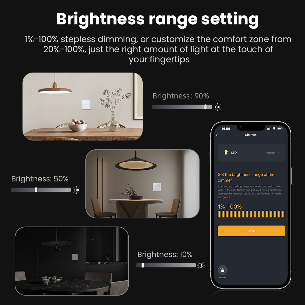 AVATTO WiFi 1/2 Gang Smart Dim - Smart Home Networking recension och pris