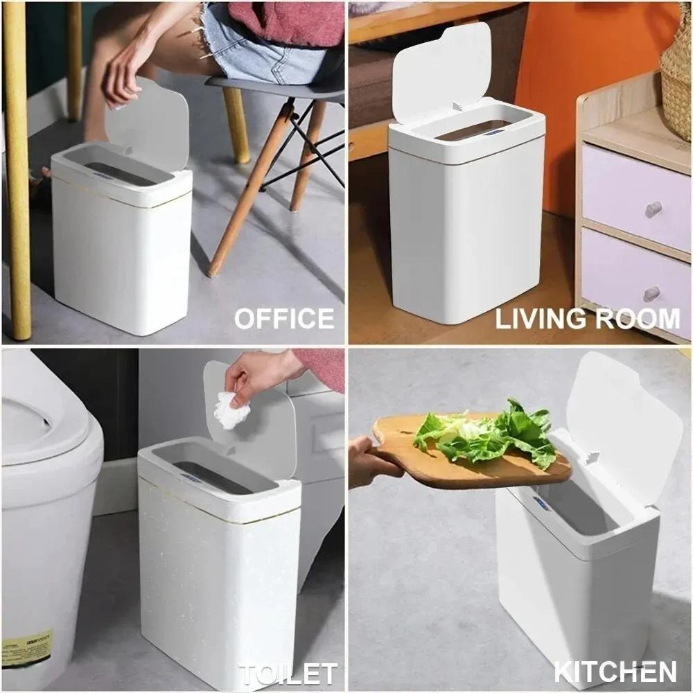 White Touchless 15L Smart Sens - Smart Home Junkie recension och pris