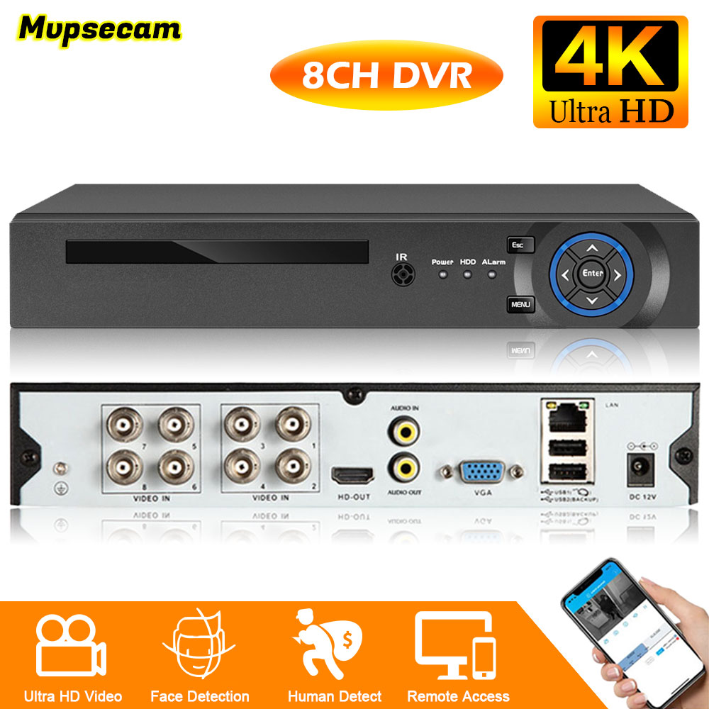 4K 8MP Security CCTV DVR Smart - Smart Home Microsoft recension och pris
