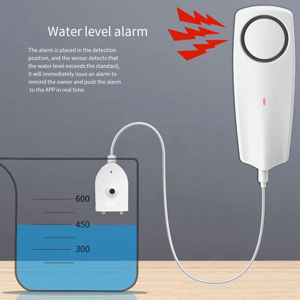 White Home Water Leak Detector - Wifi Water Leak Detector recension och pris