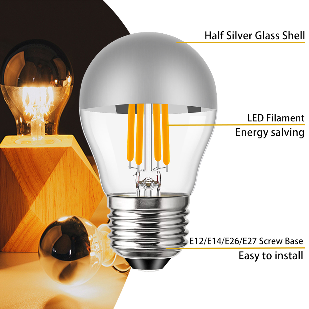 G45 Edison LED Night Bulb E12  - Smart Home Retrofit recension och pris
