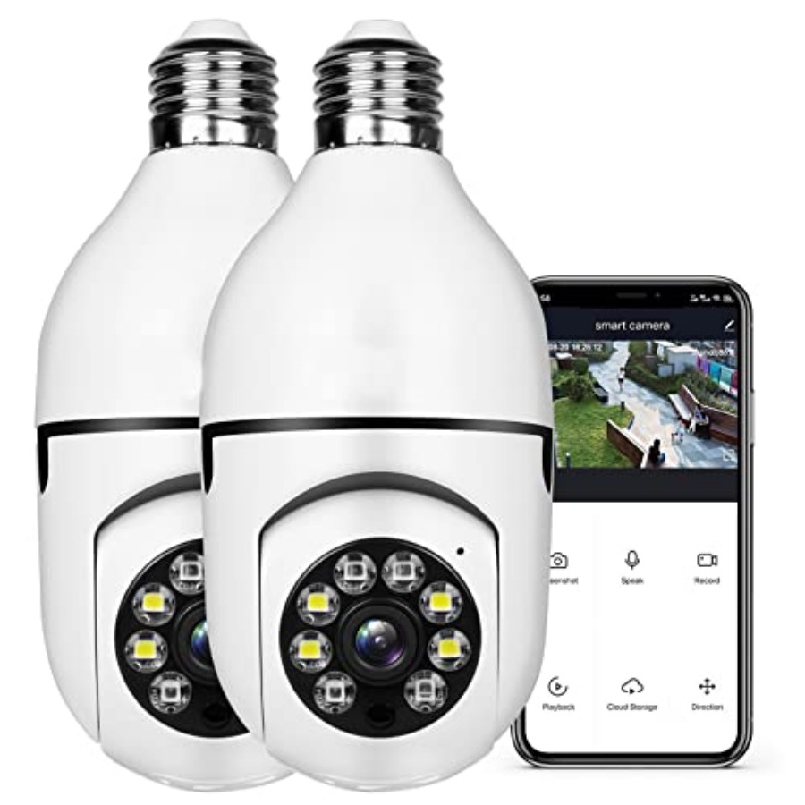 Light Bulb 1080P Security Wire - Smart Home Ac recension och pris