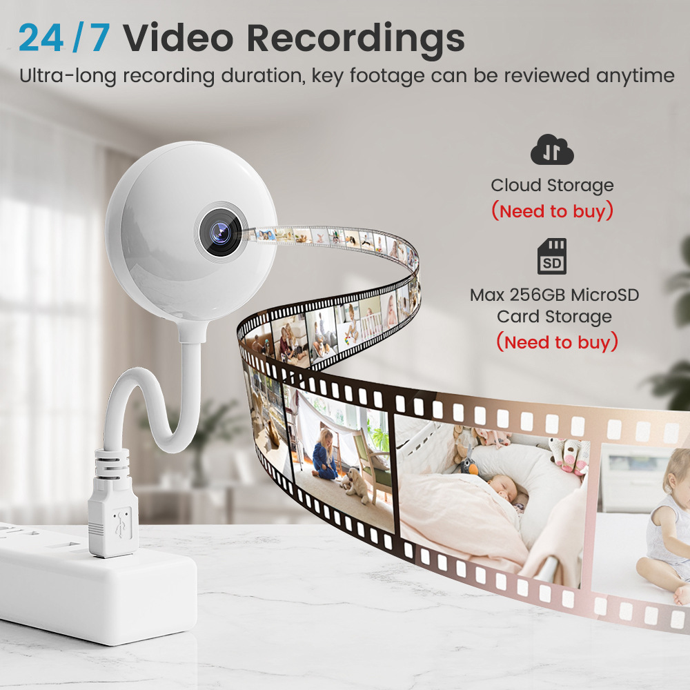 5MP Mini WiFi USB Plug In IP C - Smart Home Windows App recension och pris