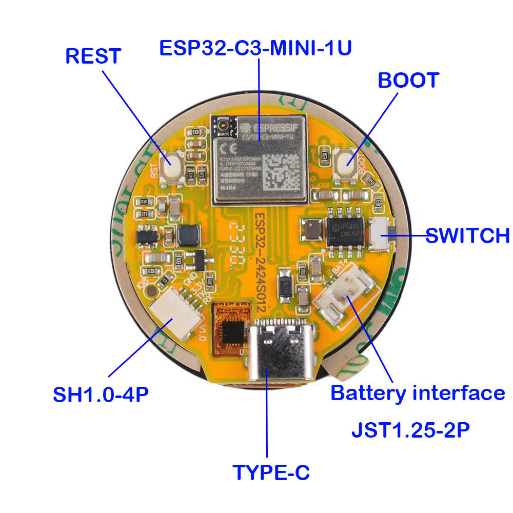 ESP32 Display 1.28 inch ESP32- - Smart Home Kit For Arduino recension och pris