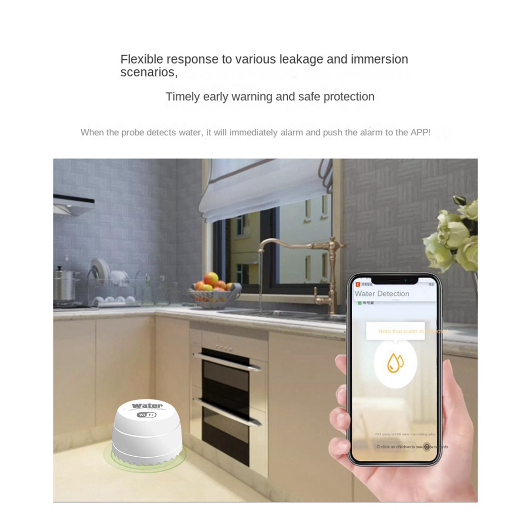 ABKW-3X Wifi Crow Smart Water  - Wifi Water Leak Detector recension och pris