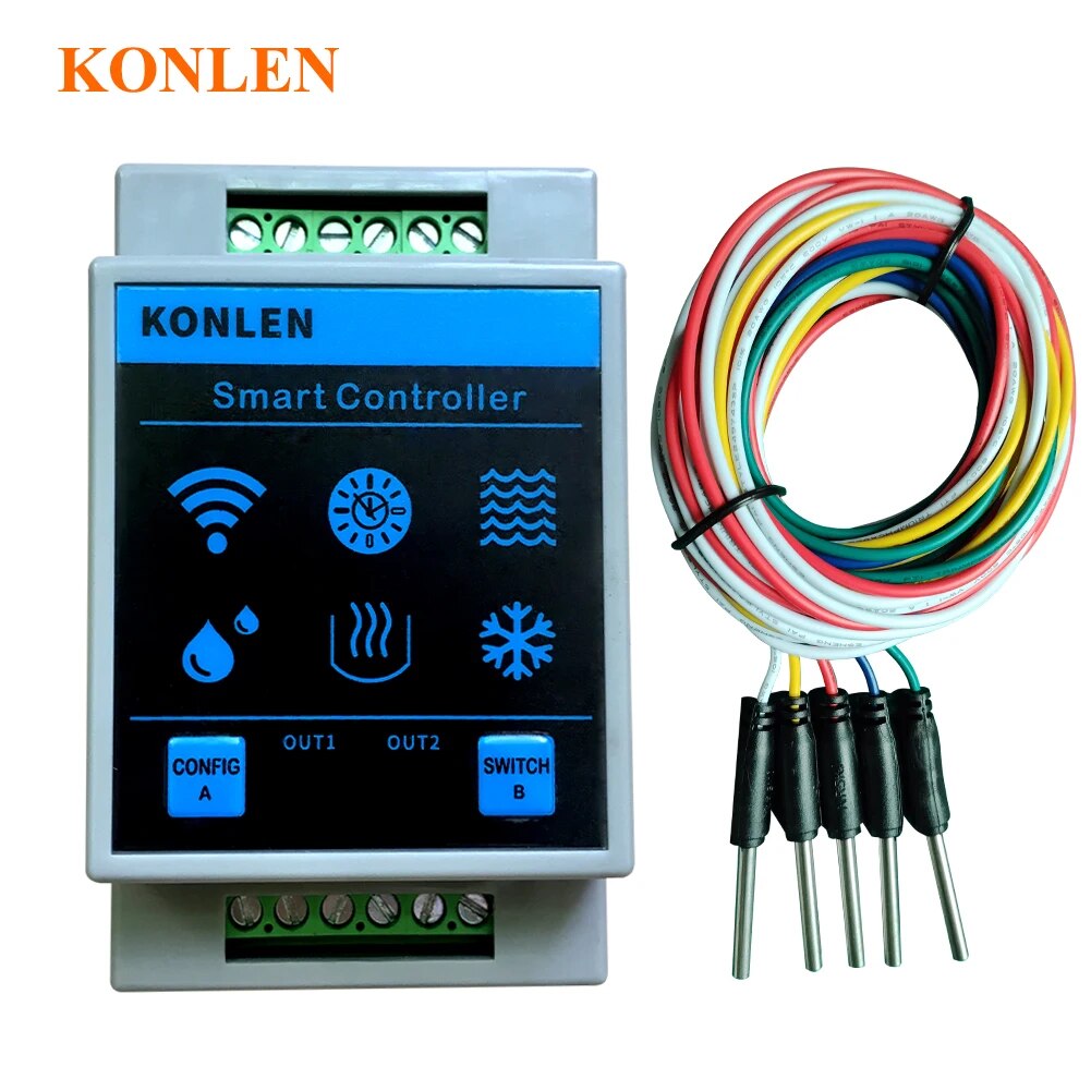 KONLEN Tuya Water Level Sensor - Wifi Water Leak Detector recension och pris