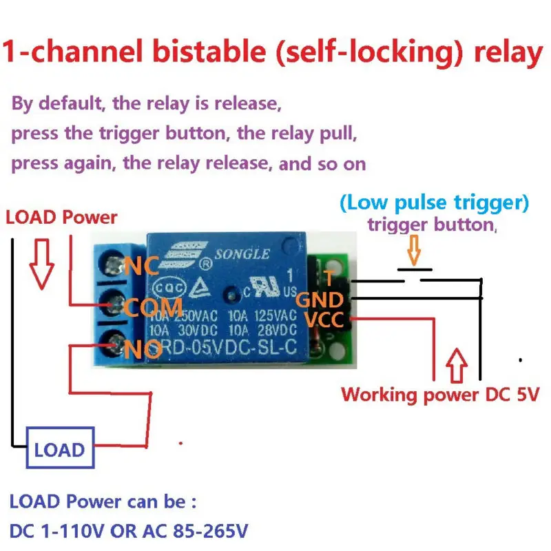 Flip-Flop Latch Relay Module B - Smart Home Kit For Arduino recension och pris
