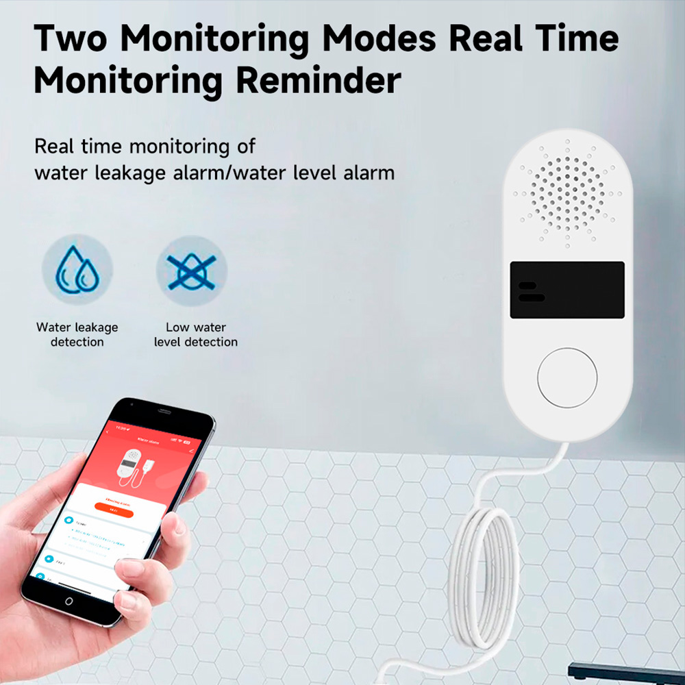 Tuya Wifi Water Leak Detector  - Wifi Water Leak Detector recension och pris