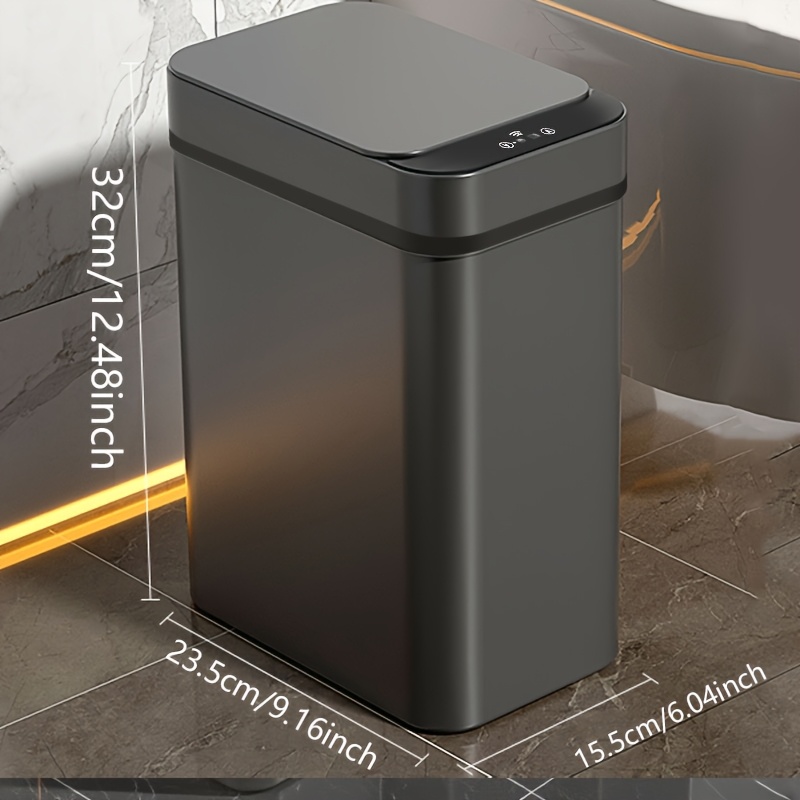 Black Touchless Smart Trash Ca - Smart Home Junkie recension och pris