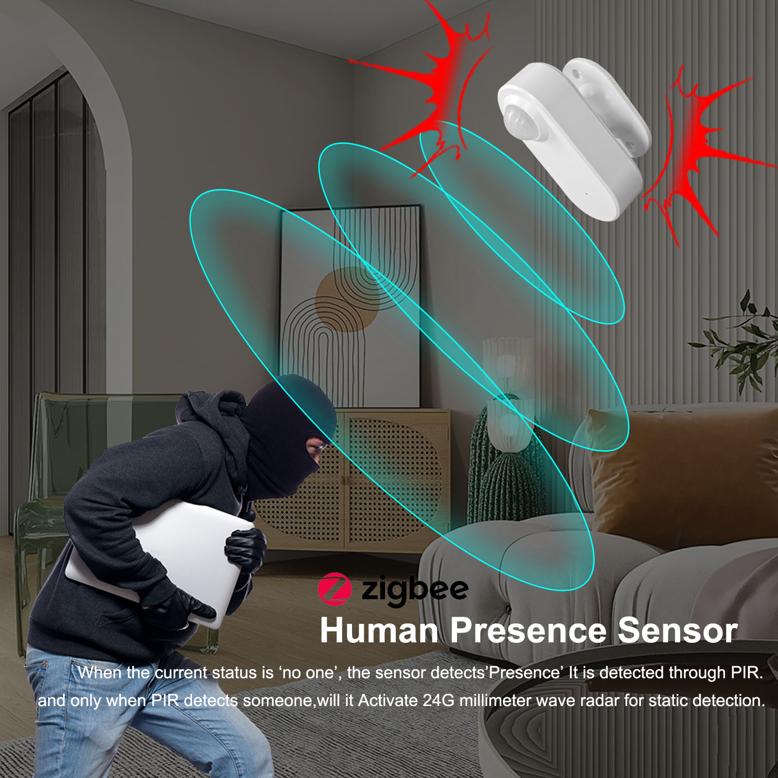Tuya Human Presence Sensor Sma - Smart Home Retrofit recension och pris