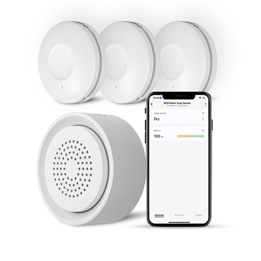 BTLIFE-Flood Detector With Sir - Wifi Water Leak Detector recension och pris