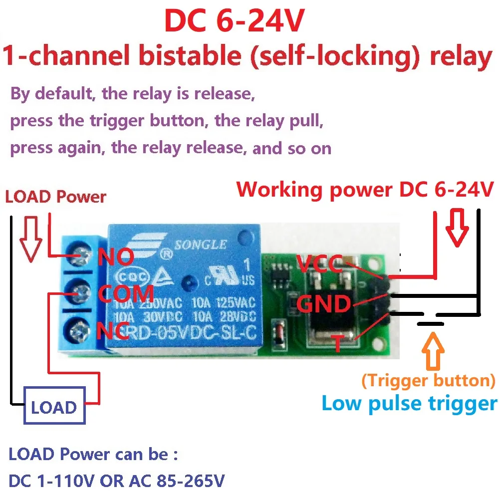 DC 6V 9V 12V 24V Flip-Flop Lat - Smart Home Kit For Arduino recension och pris