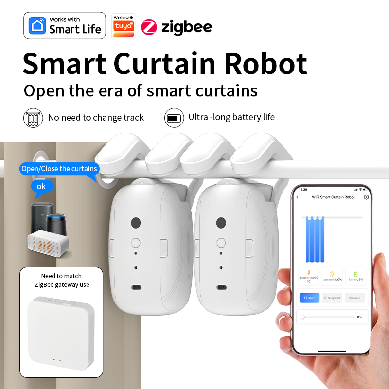 Zigbee Smart Curtain Driver Ro - Smart Home Devices recension och pris