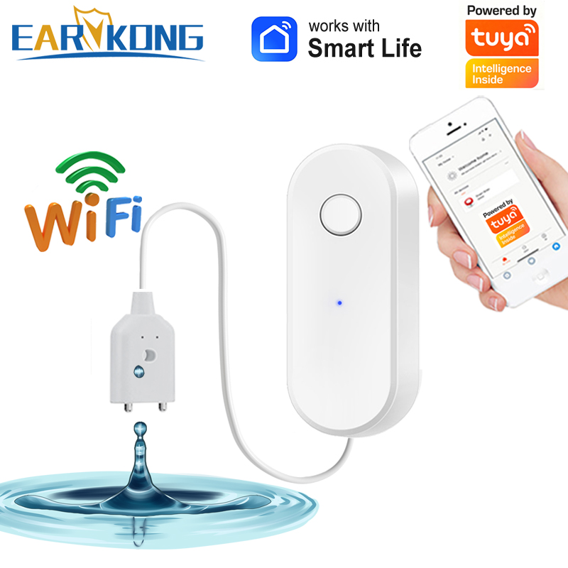 Tuya WiFi Smart Water Leak Sen - Wifi Water Leak Detector recension och pris