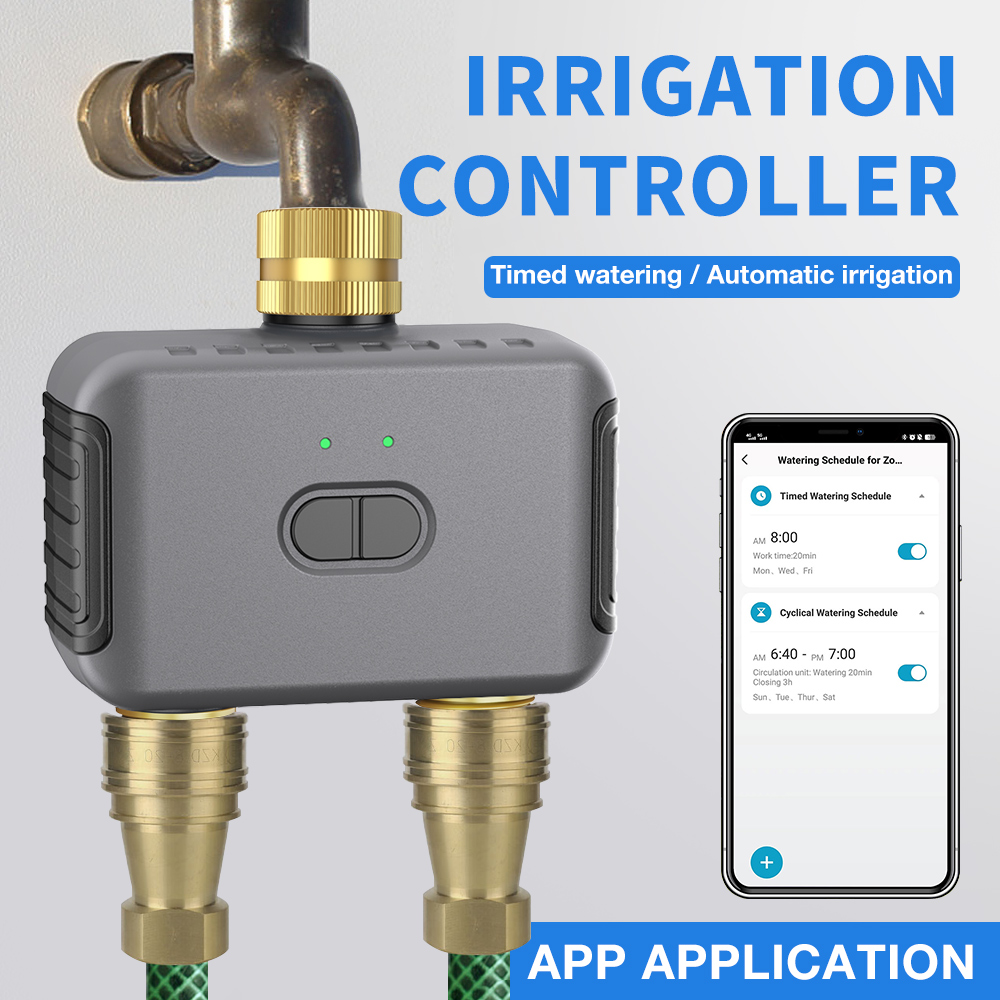 Tuya 2 Zone Watering Timer Gar - Smart Home Devices recension och pris